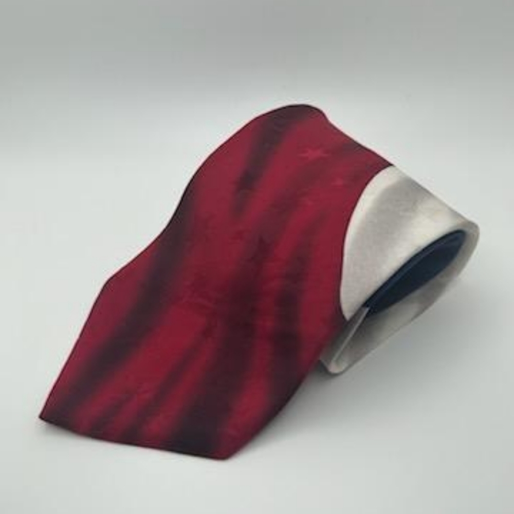 Texas Flag Men's Tie Red White Blue